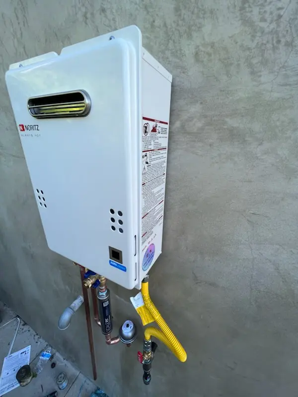 Tankless water heater installation for Triangle Estates homes